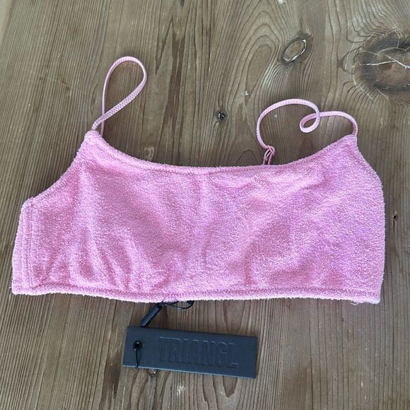 TRIANGL TOP ONLY MICA - TERRY FLOSS TOP NO BAG NEW WITH TAGS - Picture 4 of 9